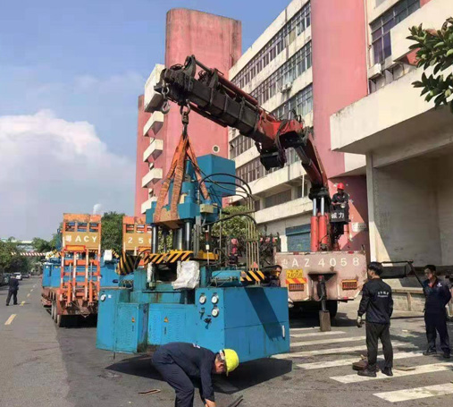 武昌静安路大型设备搬迁